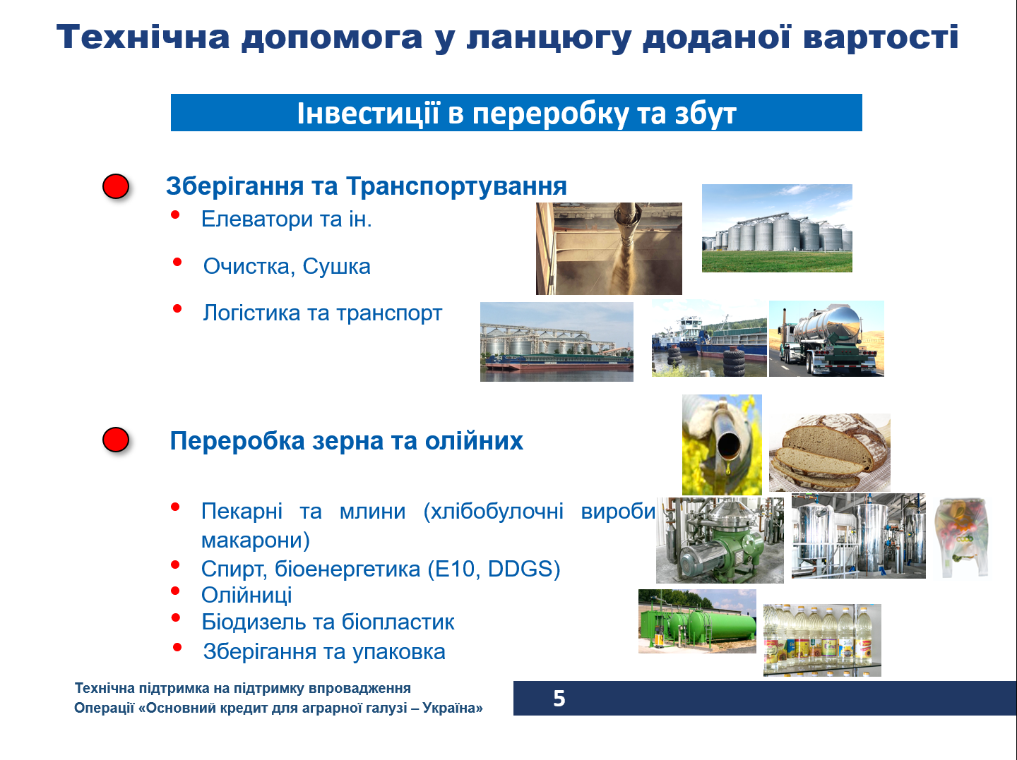 Додатково проект ЕІБ  “Основний кредит для аграрної галузі - Україна” 3